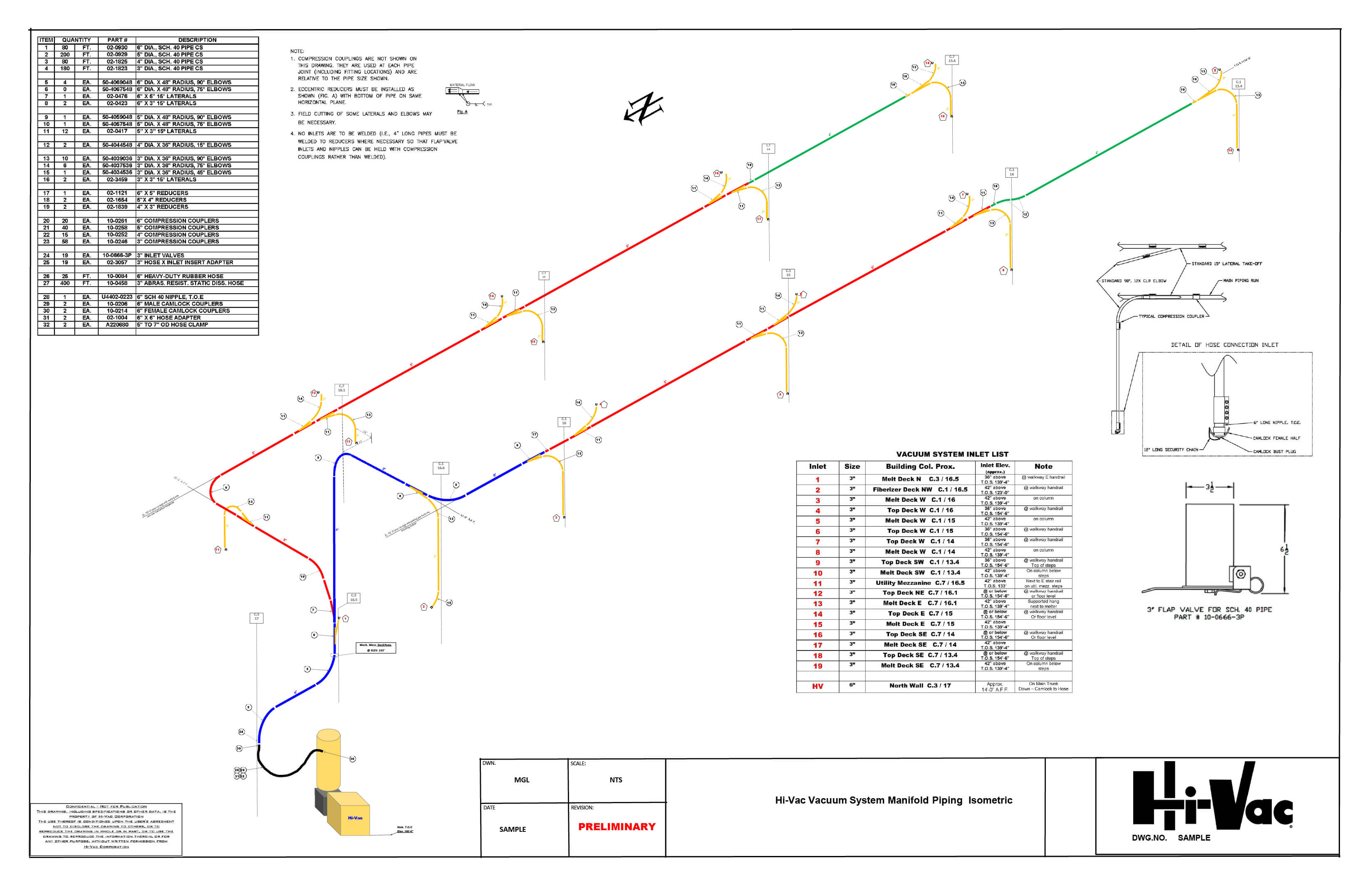 Vacuum Pipe System Max